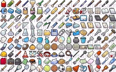 【ドット絵】日常&イベント素材(24×24)と(32×32)