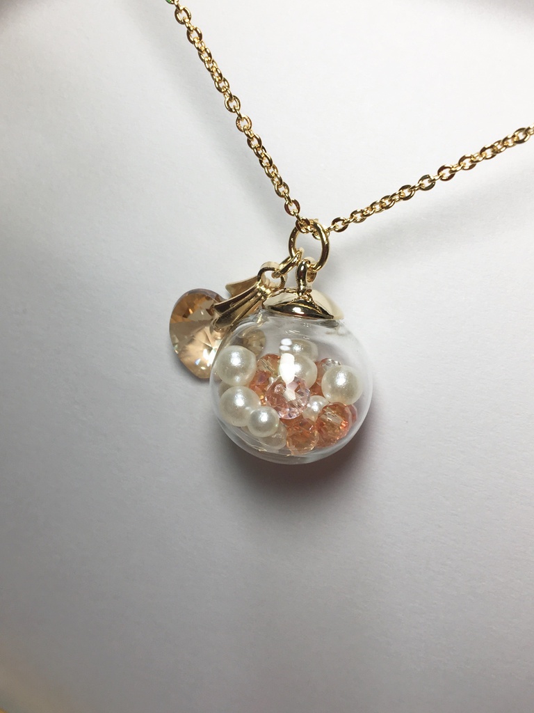 ラヴコレ2018in Autumun配布 インピーモチーフガラスドームネックレス