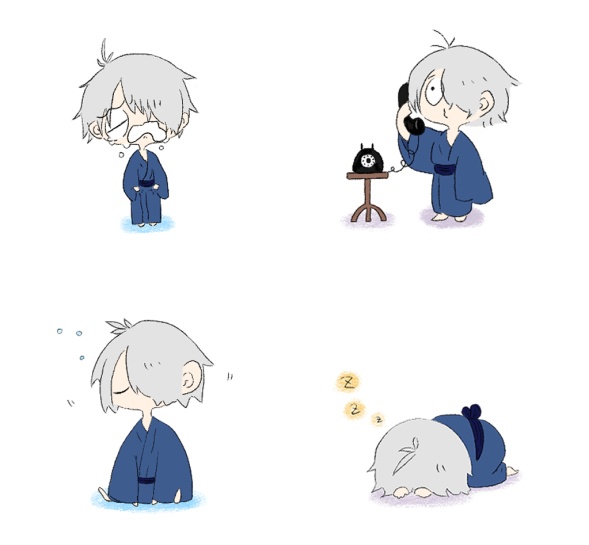 ゲ謎　二次創作　ちみ父シール