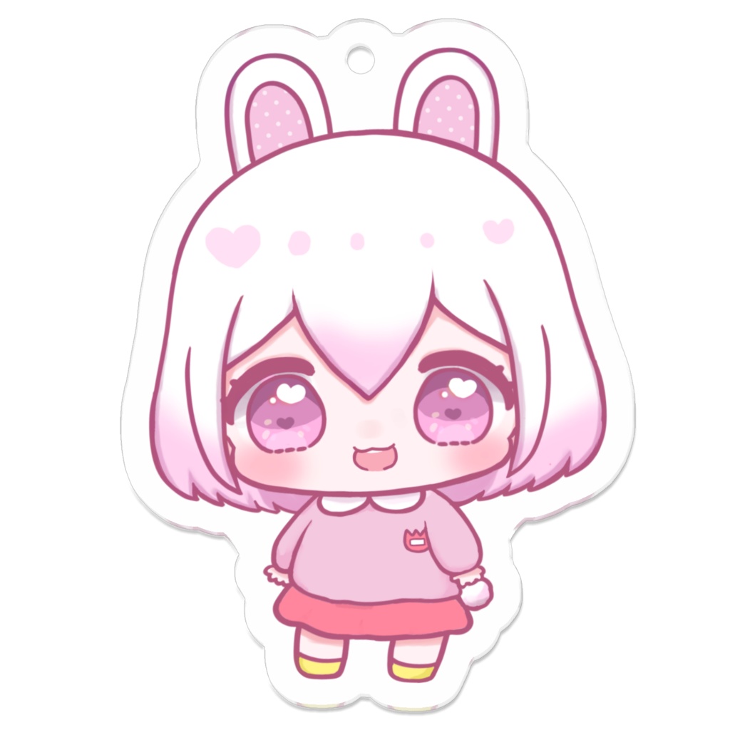 うさちゃんアクリルキーホルダー