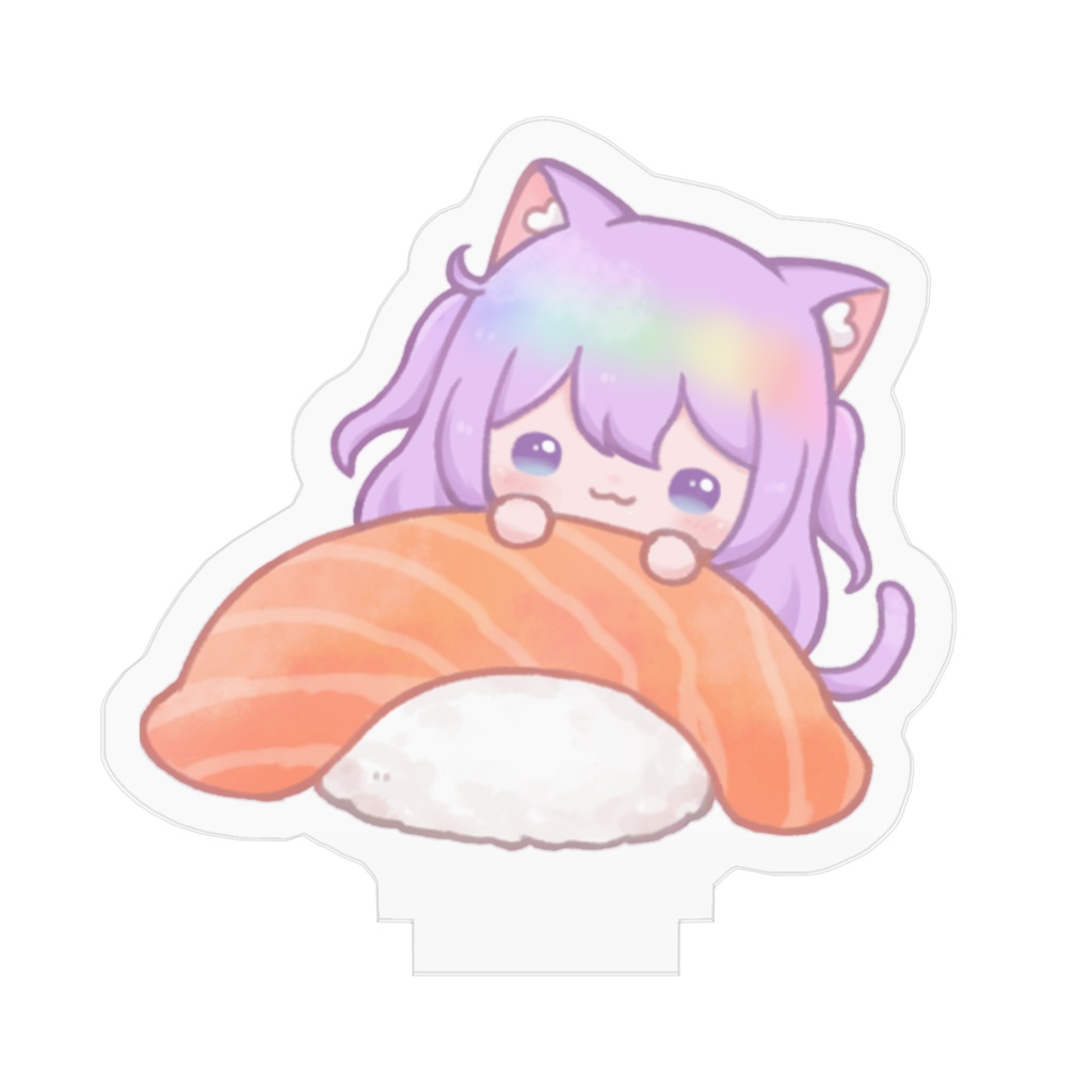 めめぽよとお寿司のアクリルフィギュア