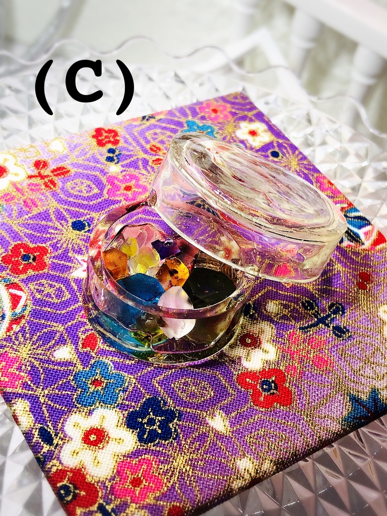 【B品】ミニチュアフード 約1/6サイズ 琥珀糖 飾り、ドールとの撮影などに♪