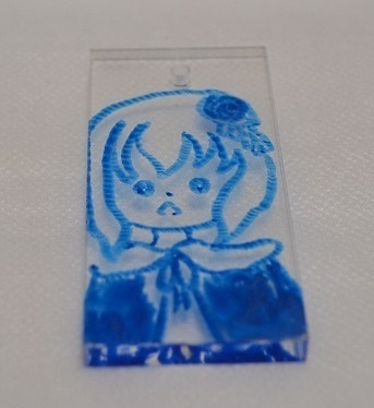 ウィクロス　直描き　ピルルク　アクリルキーホルダー