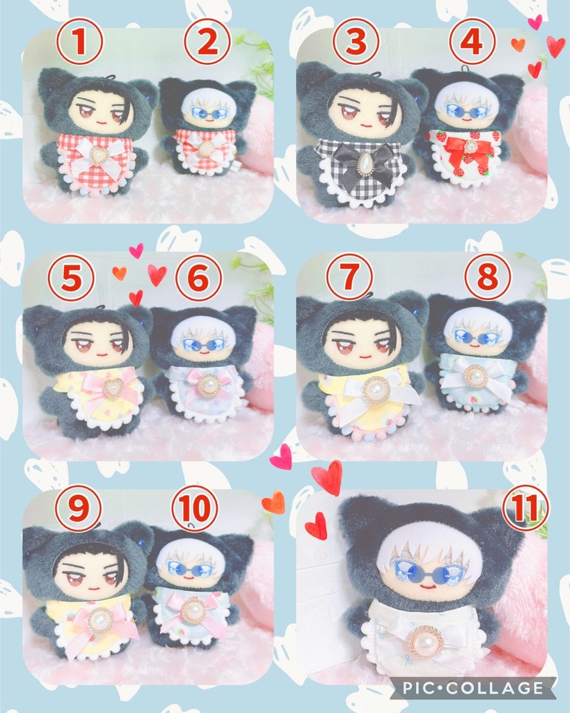 ちみけもスタイ11種類✨️ - 梔子堂 - BOOTH