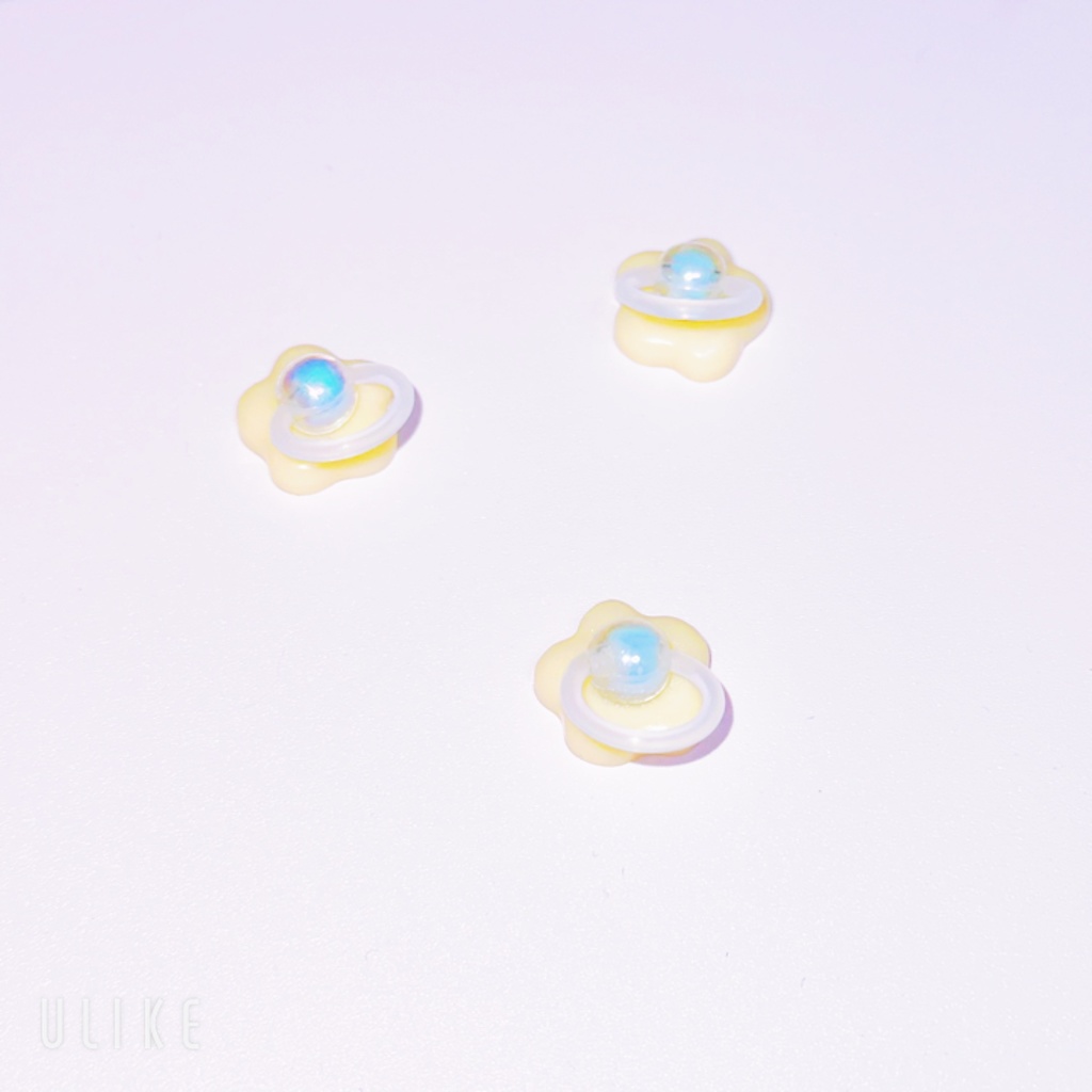 パステルイエローのぬいおしゃぶり