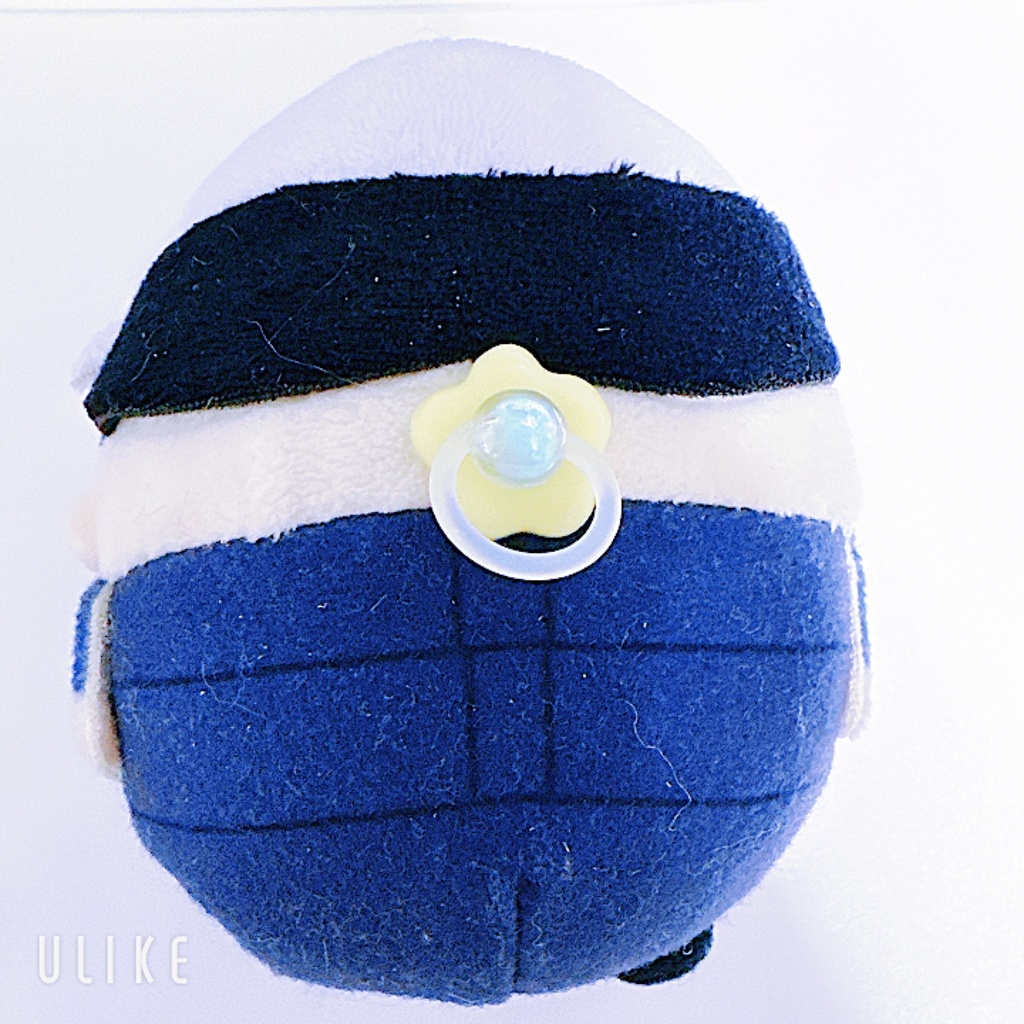 パステルイエローのぬいおしゃぶり