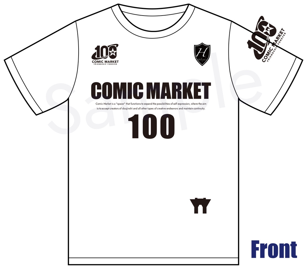 コミックマーケット100記念Tシャツ【キャンセル・予備分】