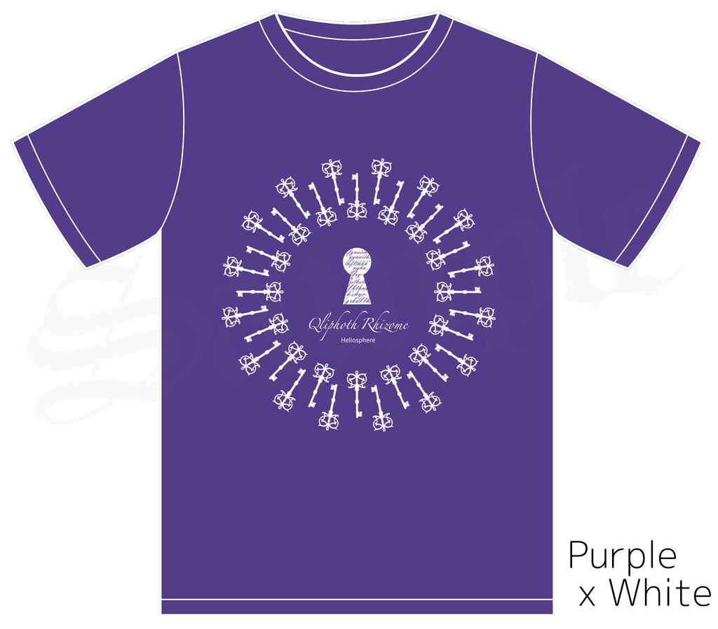 アビゲイル・ウィリアムズイメージ Tシャツ Purple/White【OUTLET・80%OFF！】