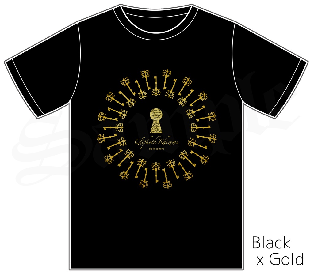 アビゲイル・ウィリアムズイメージ Tシャツ Black/Gold【OUTLET・80%OFF！】