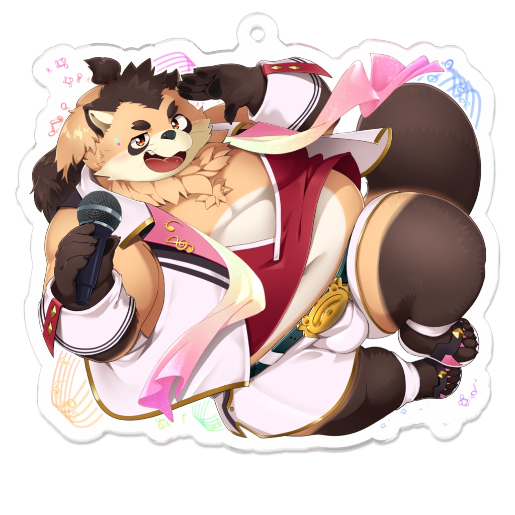 アイドル衣装　たぬぬアクリルキーホルダー