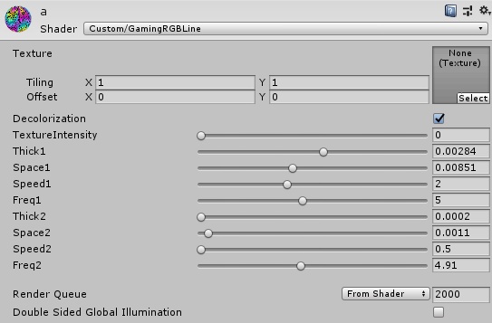【無料】ゲーミング発光シェーダー Gaming RGB Line
