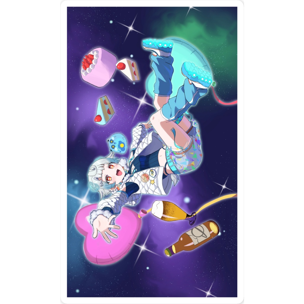 君乃めりぃ💙💭生誕祭2025 ステッカー