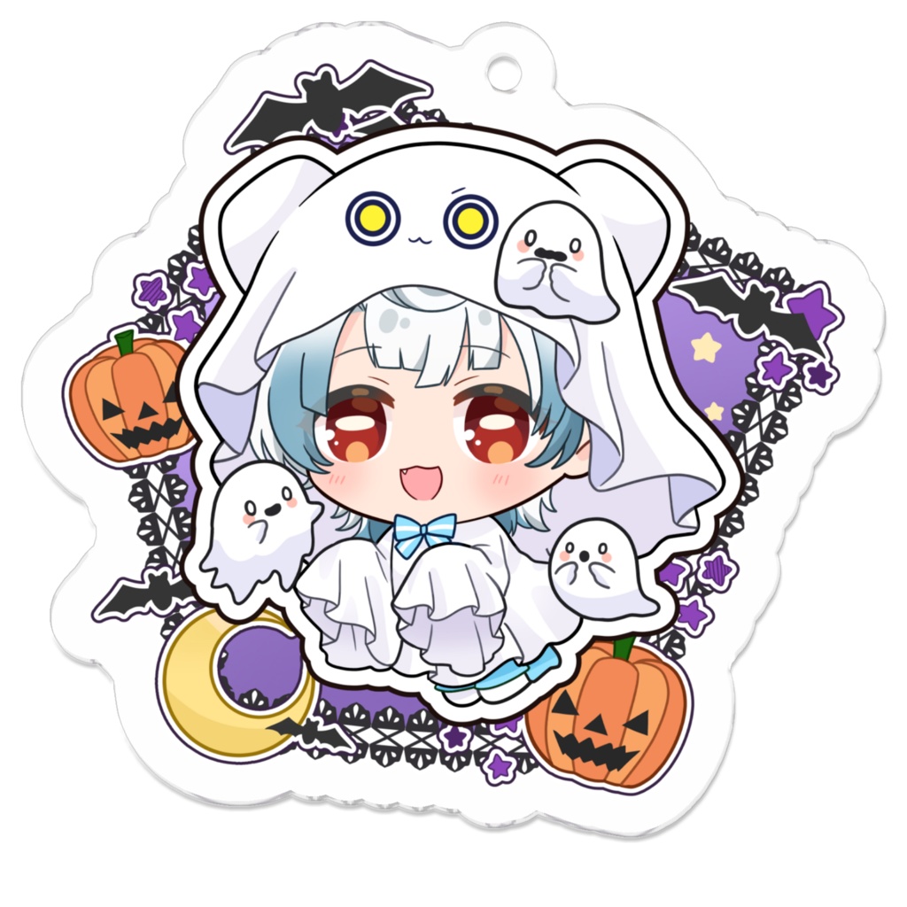 君乃めりぃ💙💭ハロウィンアクリルキーホルダー