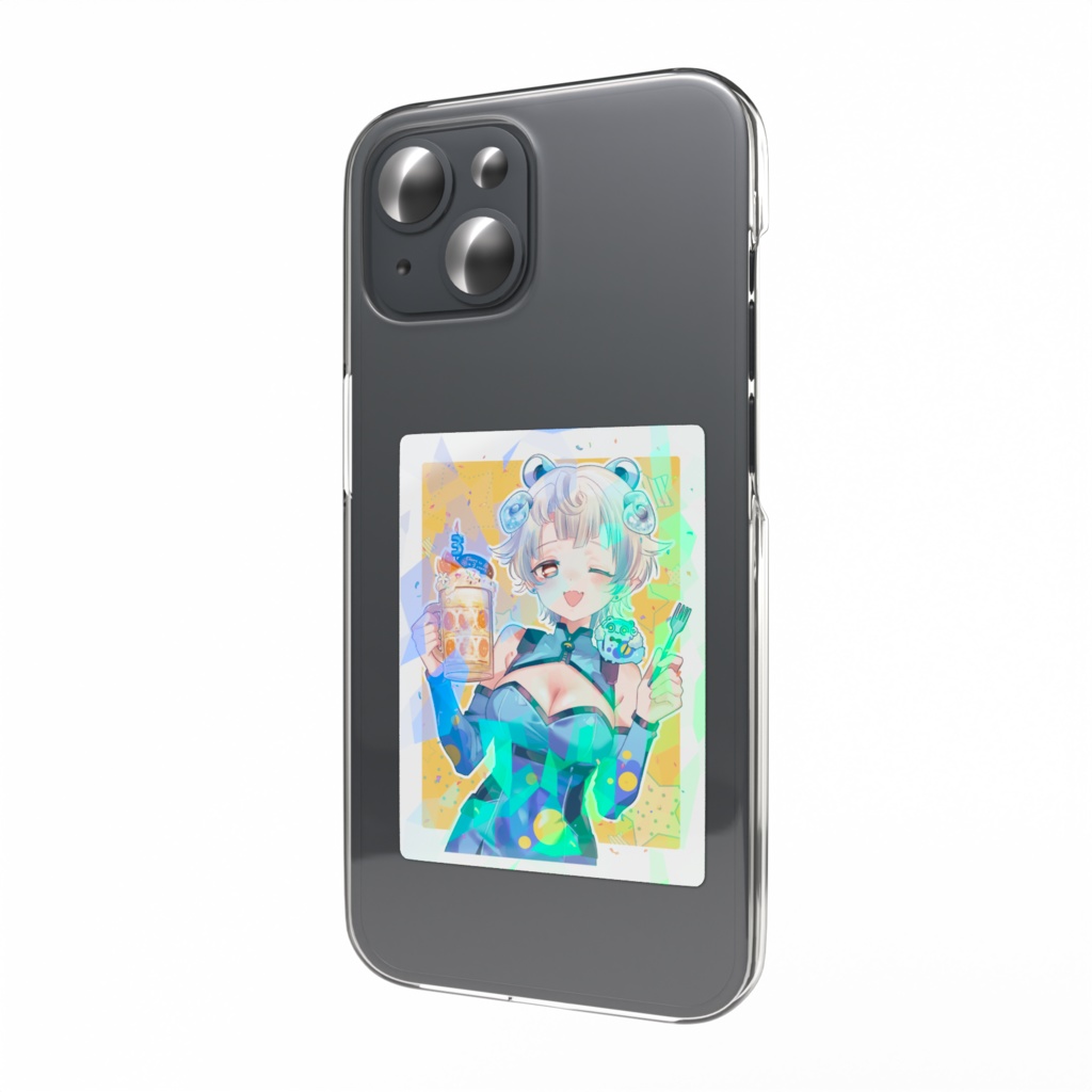 君乃めりぃ💙💭 はっぴぃ!ばーすでぇ~ ホログラムスマホステッカー