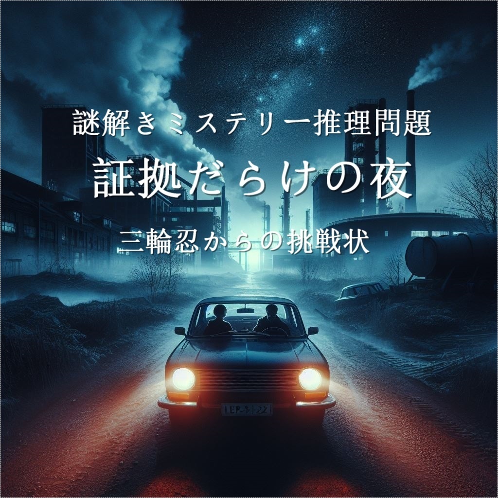 謎解きミステリー推理問題　証拠だらけの夜