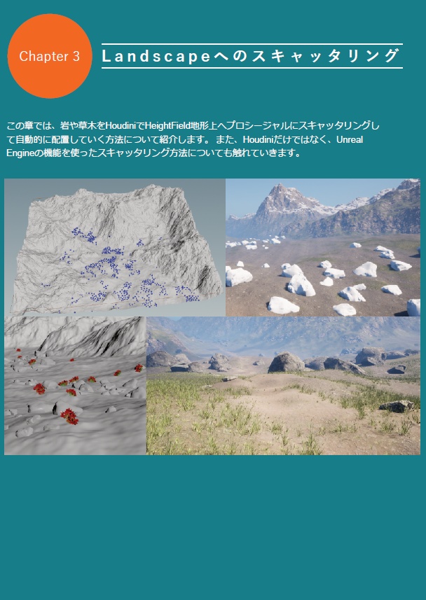 背景アーティストのためのUnrealEngine5とHoudiniでつくるプロシージャルランドスケープ実践入門