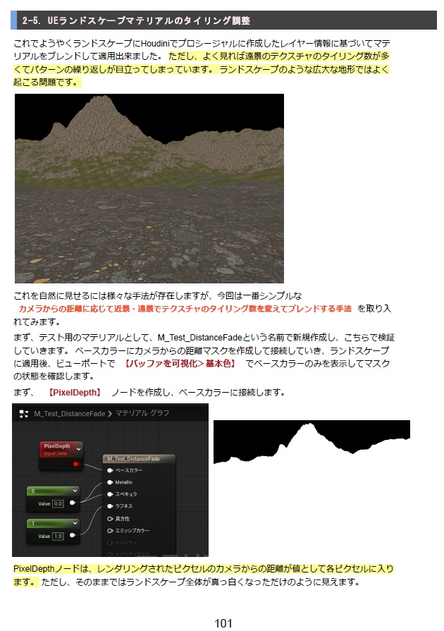 背景アーティストのためのUnrealEngine5とHoudiniでつくるプロシージャルランドスケープ実践入門