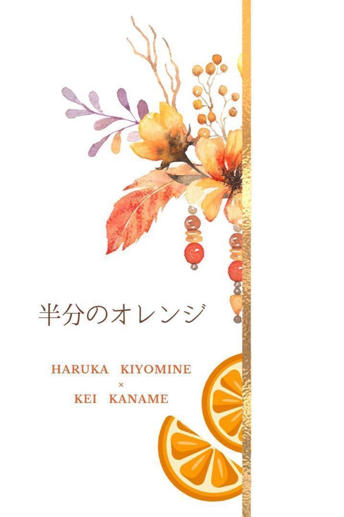 半分のオレンジ（クリックポスト配送）