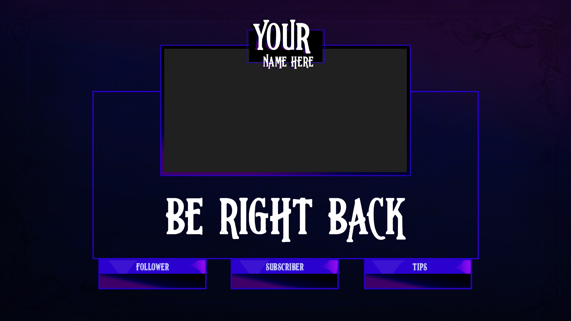 Editable Stream Overlays - Full Pack - nekopotatosk - BOOTH