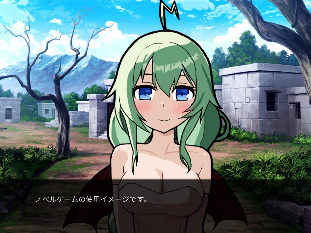 小悪魔系ヒロイン立ち絵素材|表情差分+PSD付き