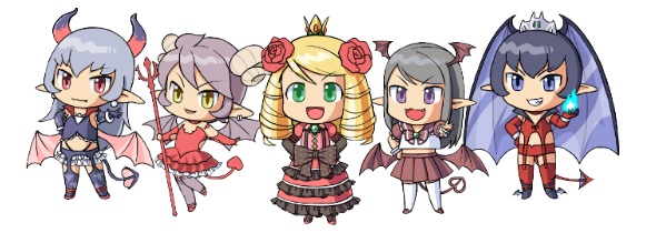 姫&4姉妹アクキーセット