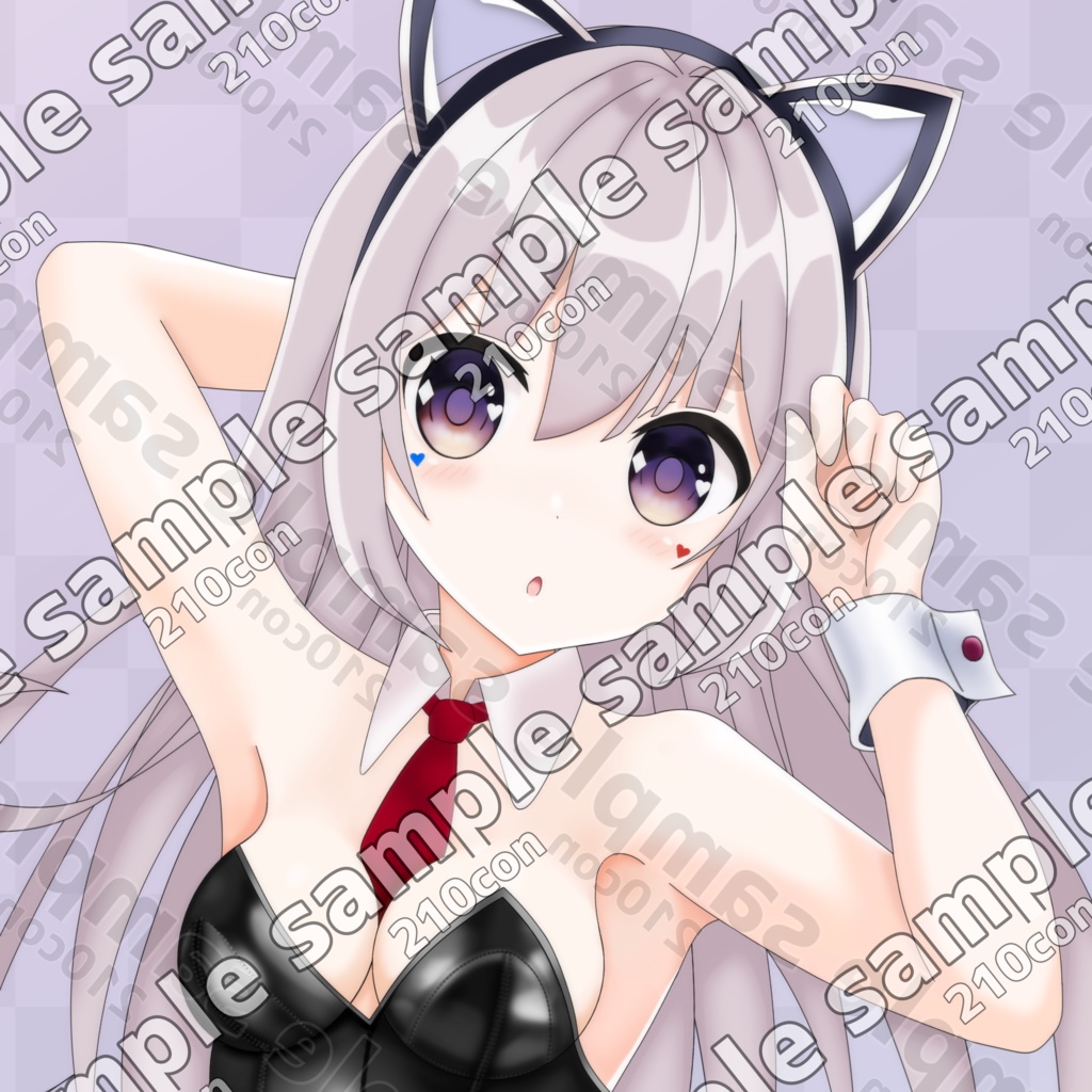 【差分A】にとこん。バニーガール2024年version等身大タペストリー