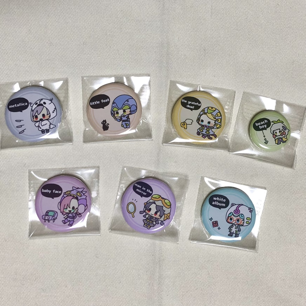 暗殺チームスタンドなりきり缶バッジ