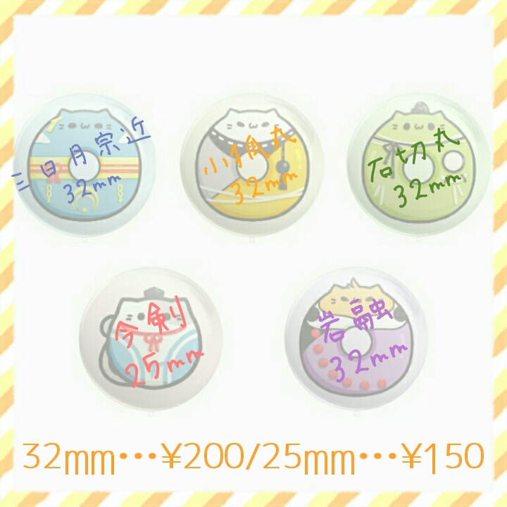 三条どーにゃつ缶バッチ