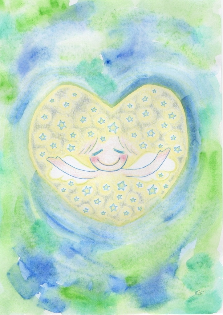 ○♡happy relaxation 絵画原画