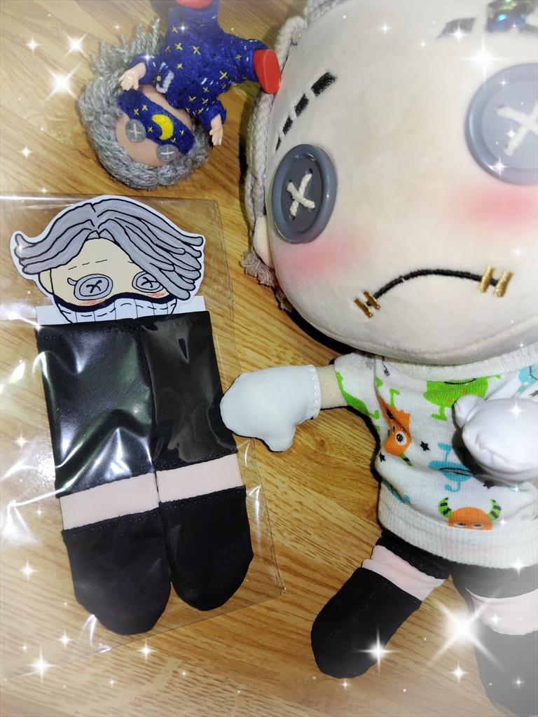 ぬいちゃんニーソタイツ　おにゅー