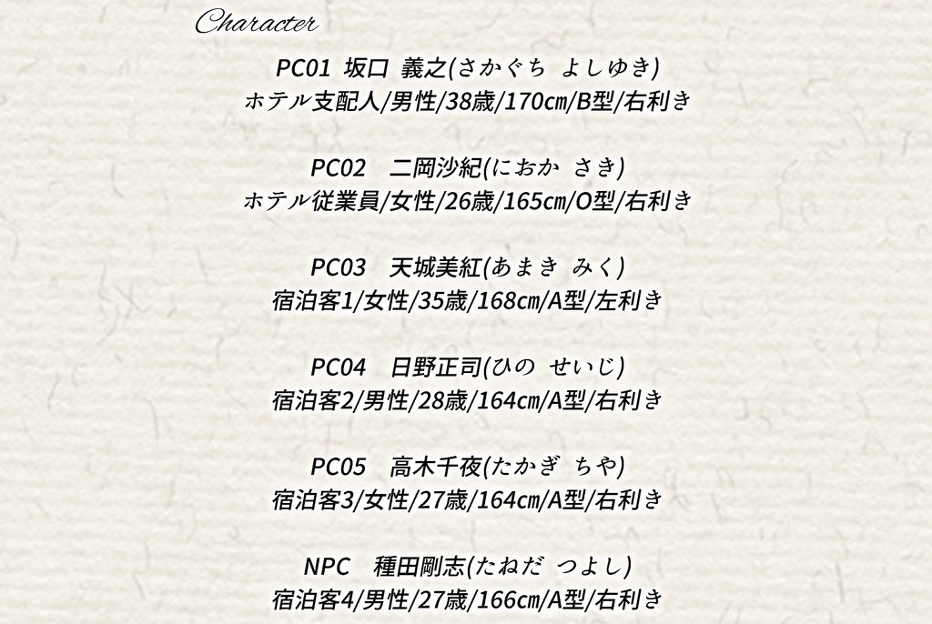 マーダーミステリー「牢獄の暗躍者(ダークリーパー)」