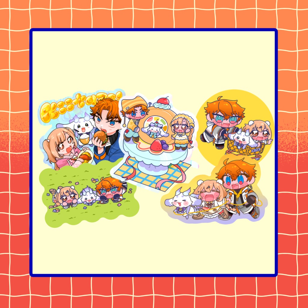 【非公式】きーたぜステッカーセット