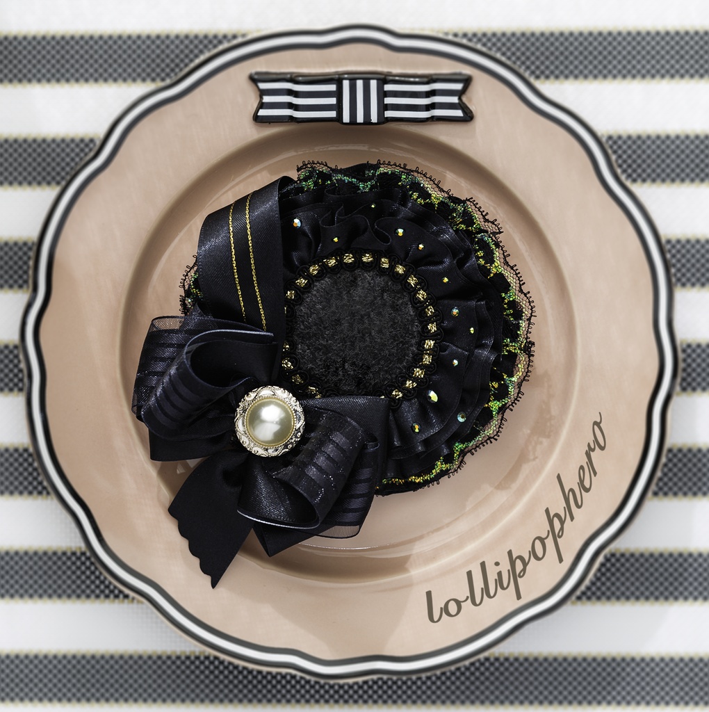 Candy rosette( black)