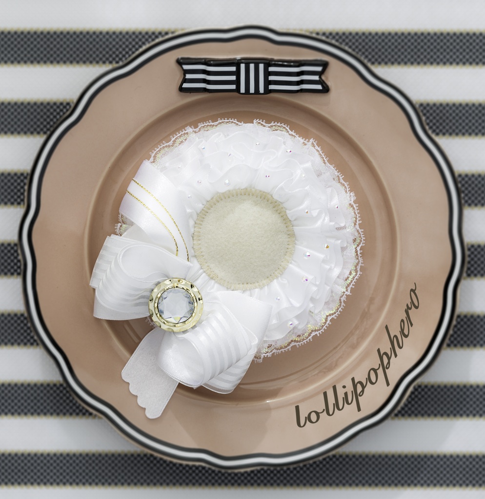Candy rosette(white)