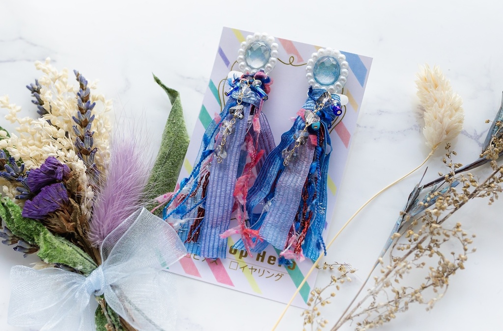 genshinイメージイヤリング(タッセルseries)