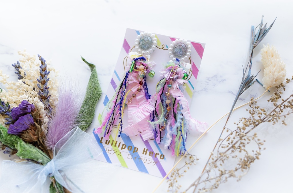 genshinイメージイヤリング(タッセルseries)