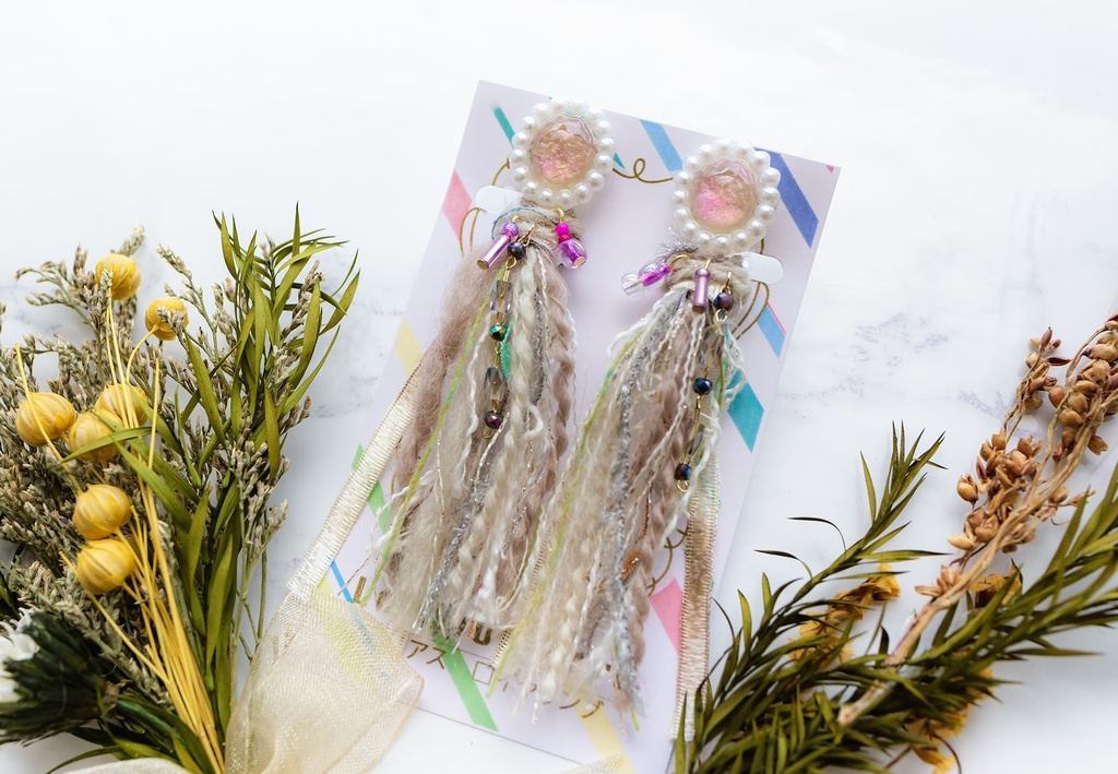 genshinイメージイヤリング(タッセルseries)