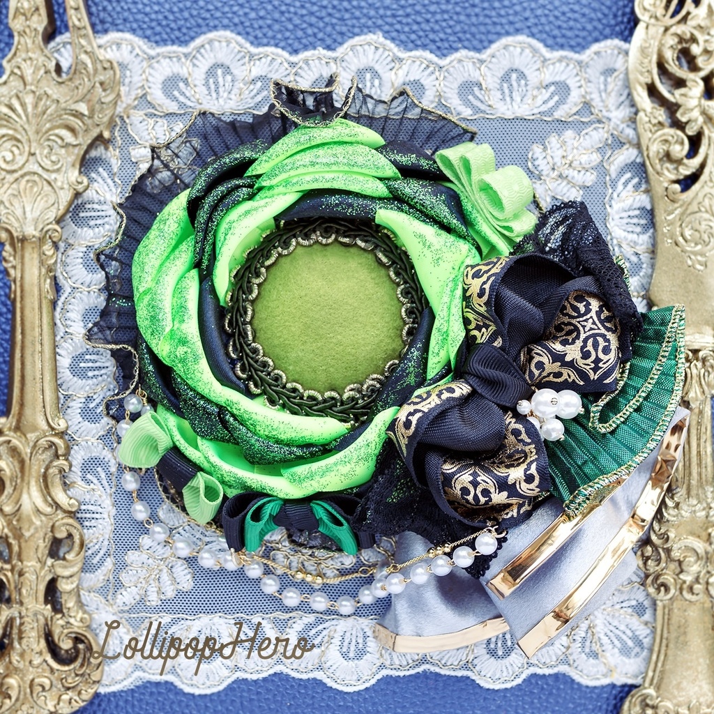 グリッター薔薇ちゃんロゼット(寮color)ver