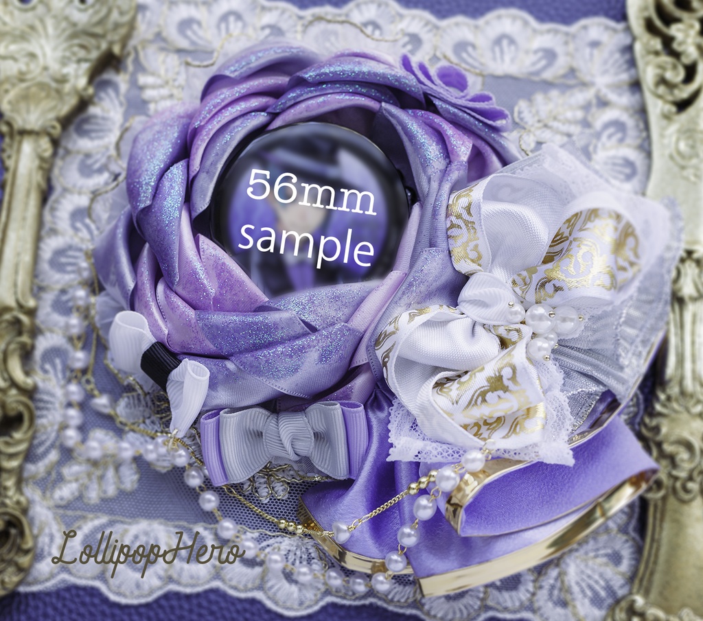 グリッター薔薇ちゃんロゼット(寮color)ver