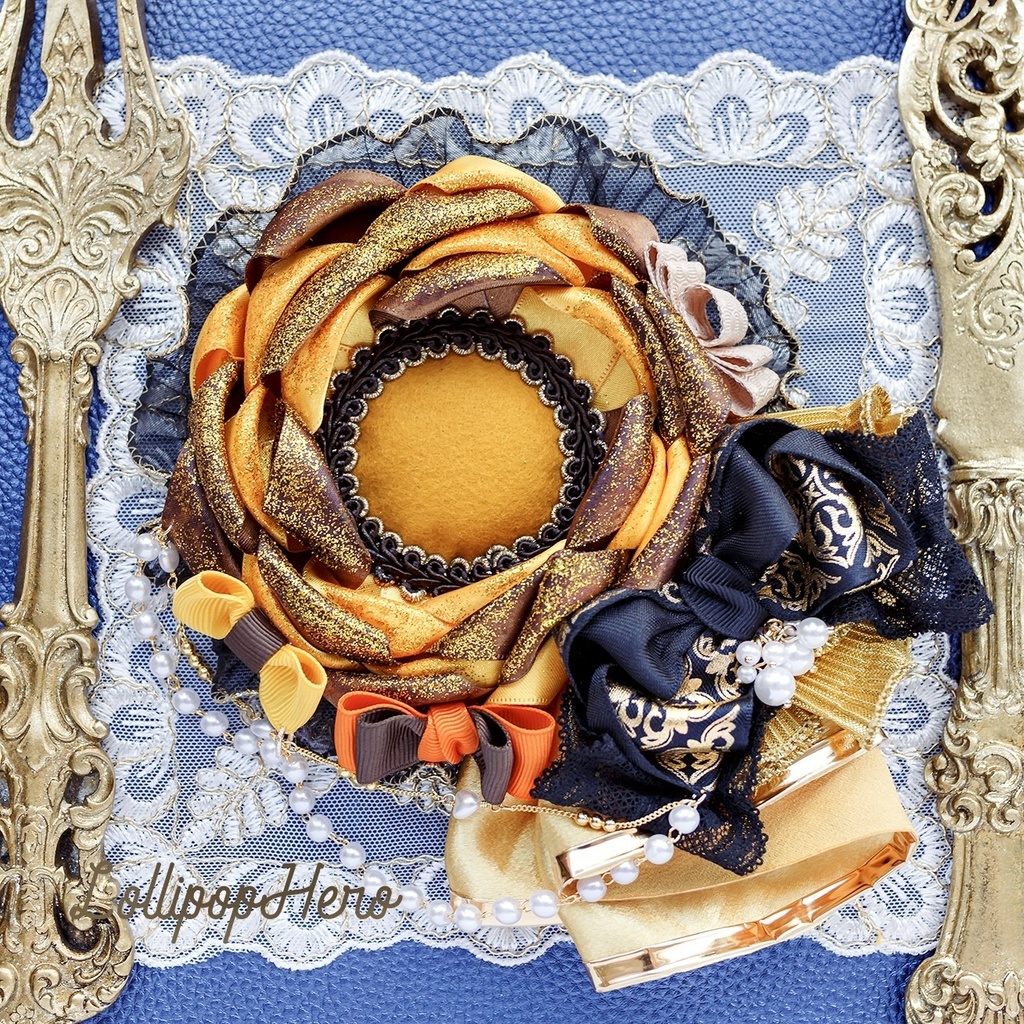 グリッター薔薇ちゃんロゼット(寮color)ver