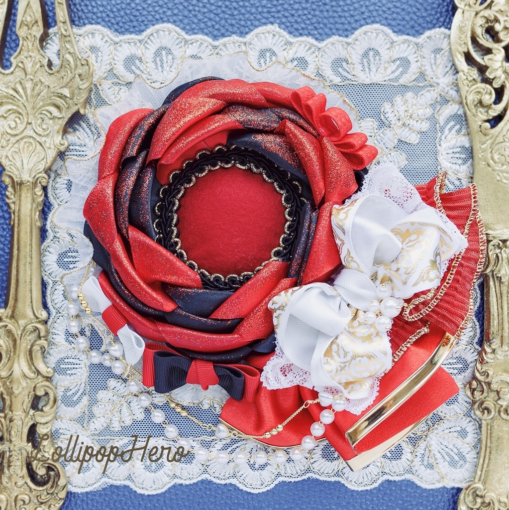 グリッター薔薇ちゃんロゼット(寮color)ver