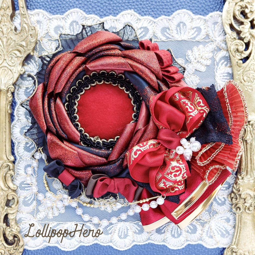 グリッター薔薇ちゃんロゼット(寮color)ver