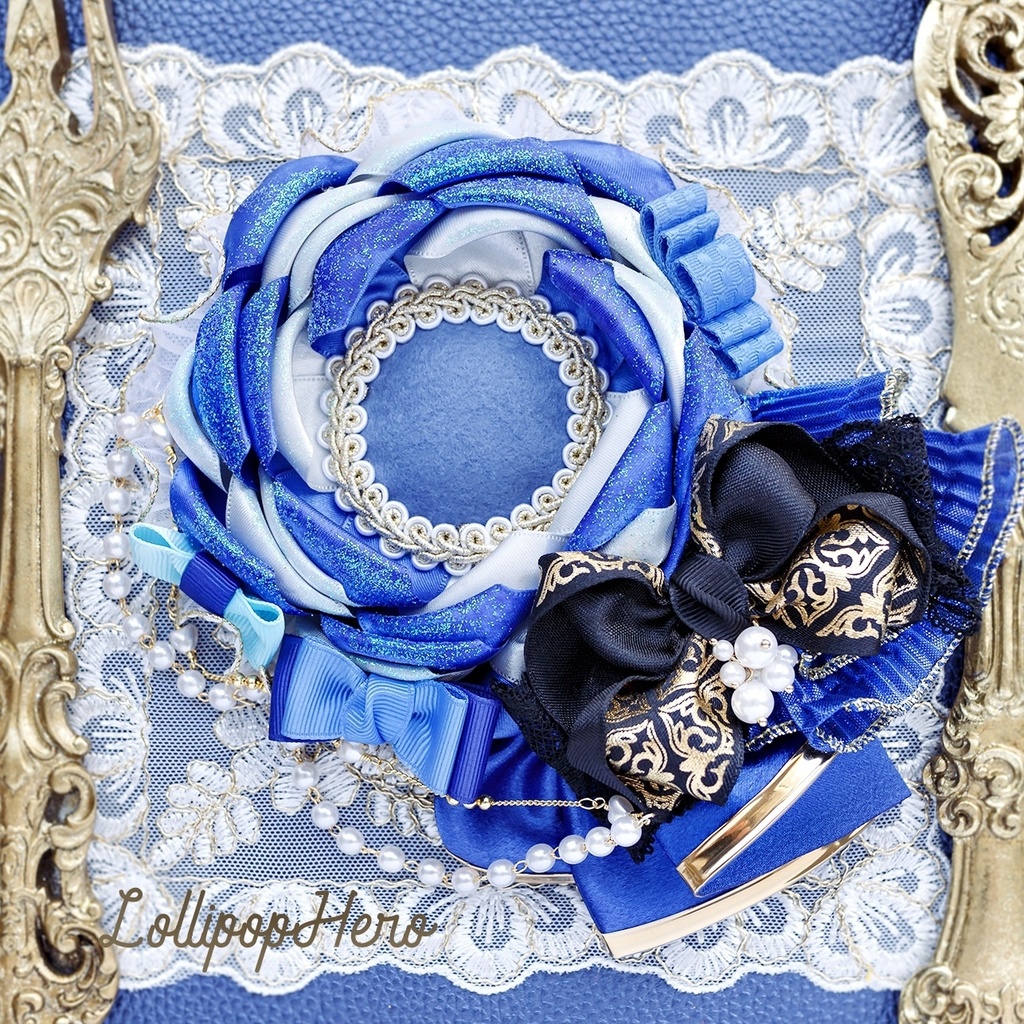 グリッター薔薇ちゃんロゼット(寮color)ver