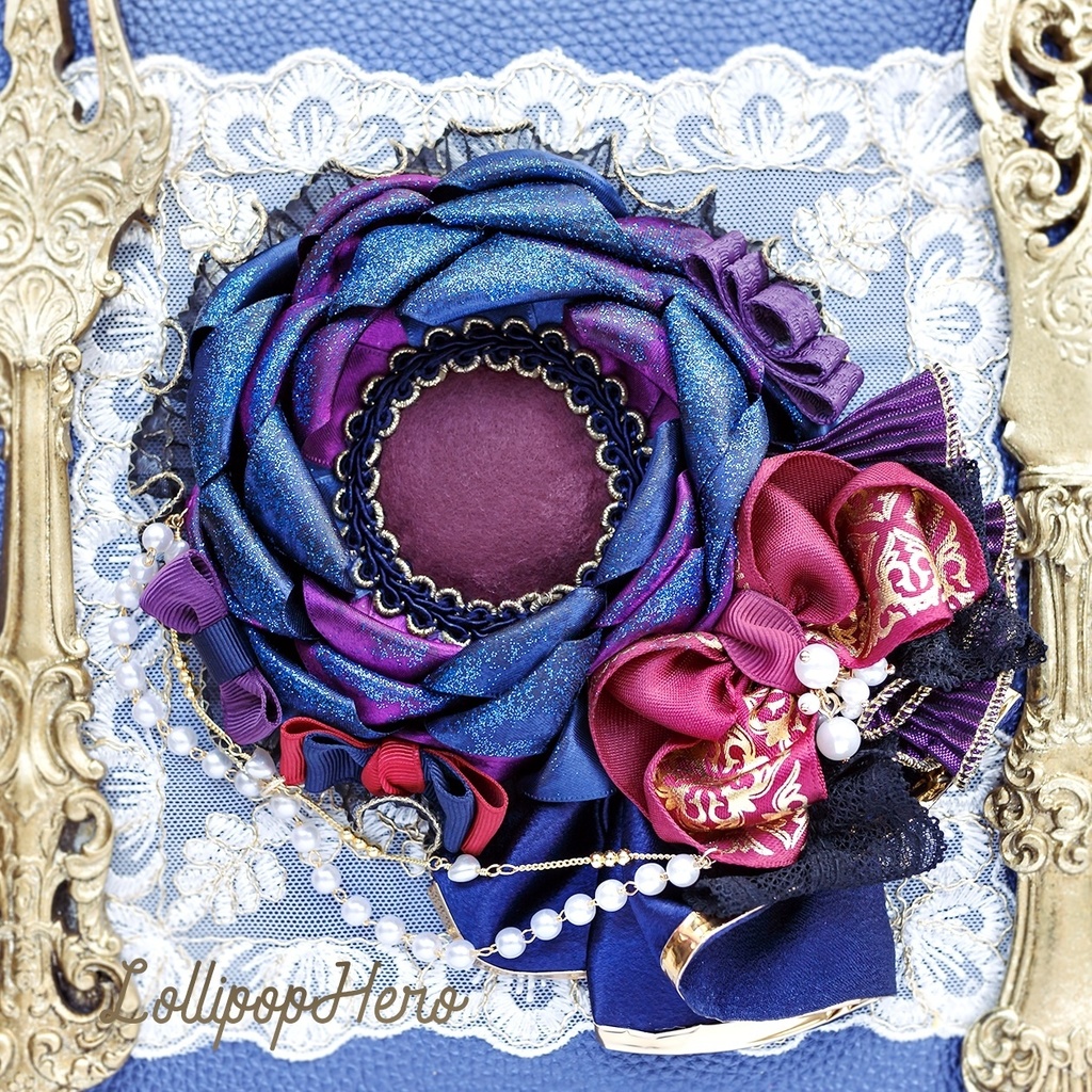 グリッター薔薇ちゃんロゼット(寮color)ver