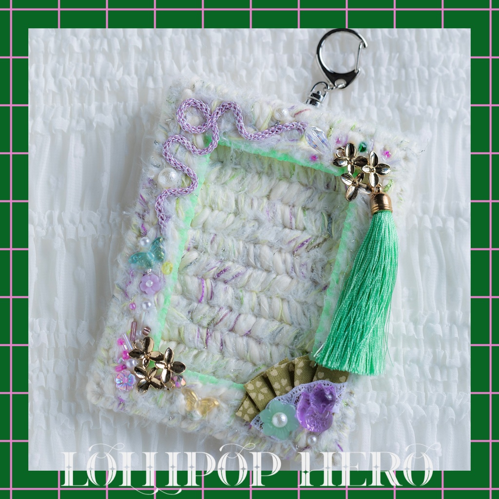 毛糸&キラキラってサイコーじゃない?新作トレカケース①