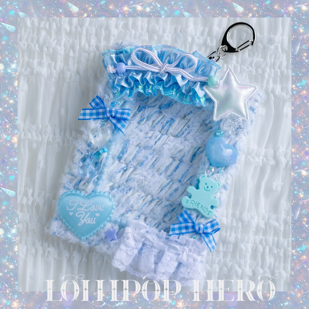 毛糸&キラキラってサイコーじゃない?新作トレカケース①