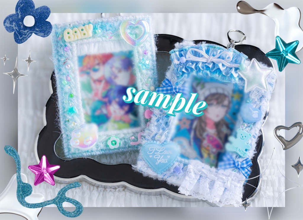 毛糸&キラキラってサイコーじゃない?新作トレカケース①