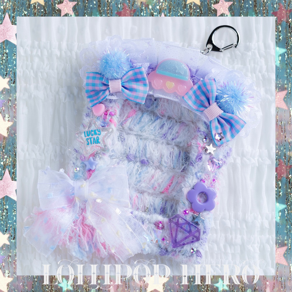 毛糸&キラキラってサイコーじゃない?新作トレカケース①