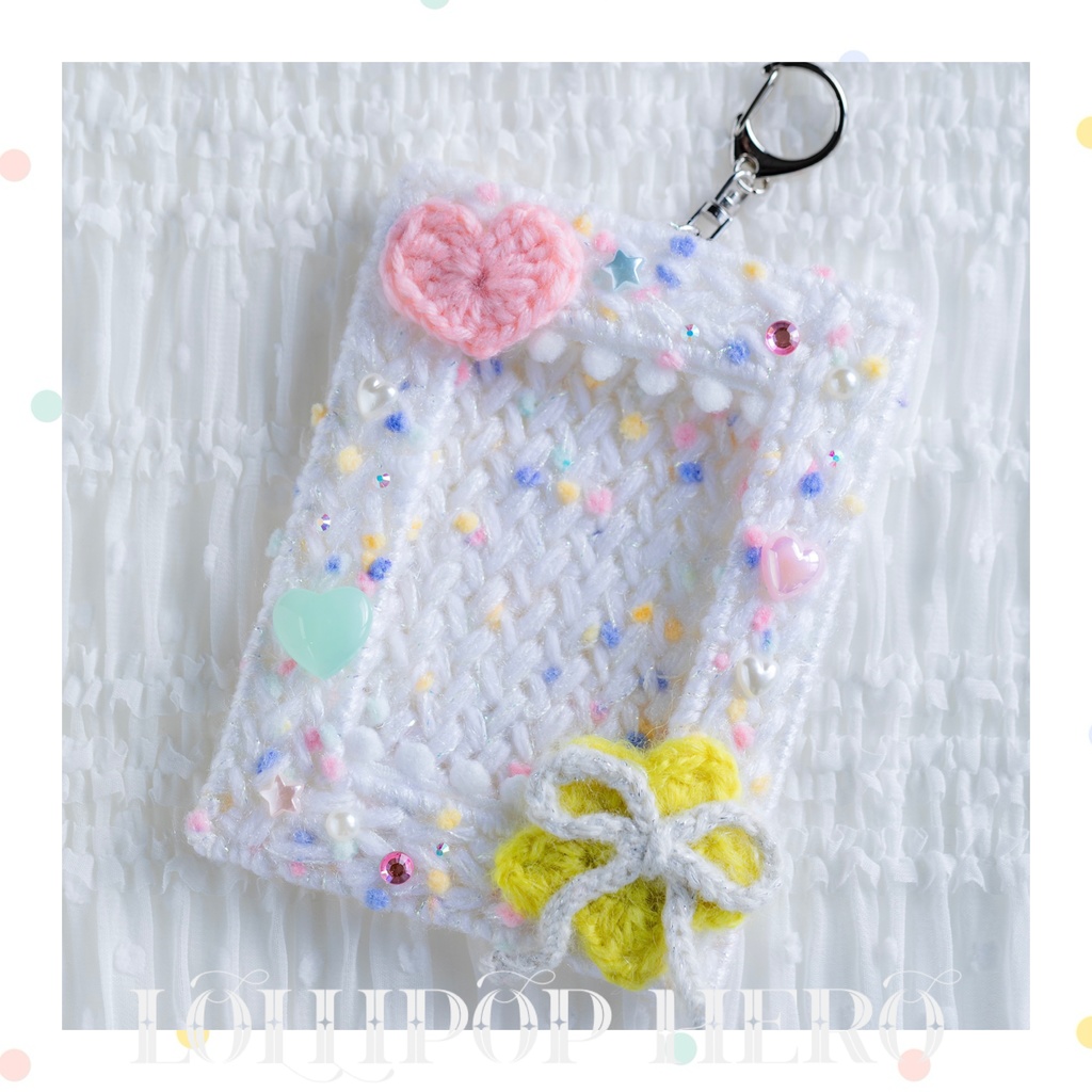 毛糸&キラキラってサイコーじゃない?新作トレカケース①