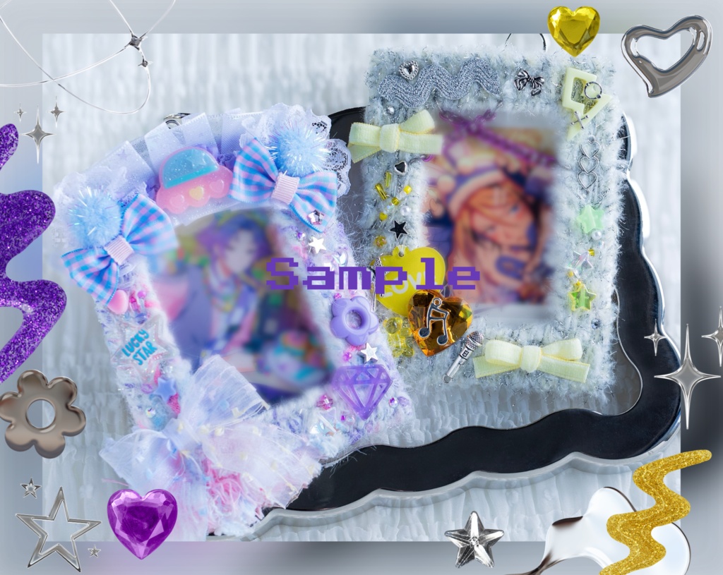 毛糸&キラキラってサイコーじゃない?新作トレカケース①